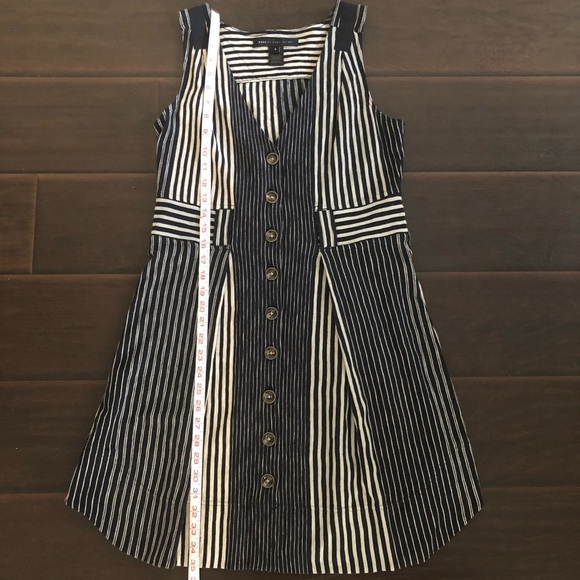 Marc by Marc Jacobs Normandy Blue Stripe Dress Size Small - Picture 10 of 14